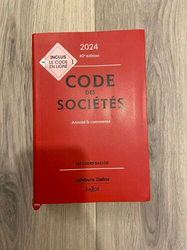 Code Des Sociétés 2024