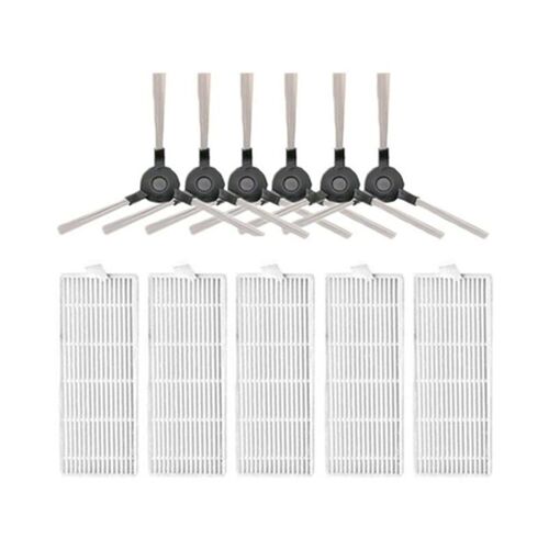 Accessoires de rechange pour aspirateur Robot Vileda VR ONE, filtre HEPA, brosse latérale