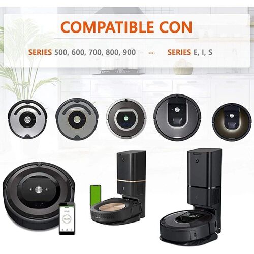 Accessoires de remplacement de pneus robustes pour aspirateur Irobot Roomba 500 600 700 800 900 série I7 S9