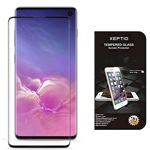 Samsung Galaxy S10e 4g : Protection D'écran En Verre Trempé Full Cover Noir - Tempered Glass Screen Protector 9h Premium / Films Vitre Protecteur D'écran Galaxy S10e Smartphone 2019 - Accessoires Xeptio