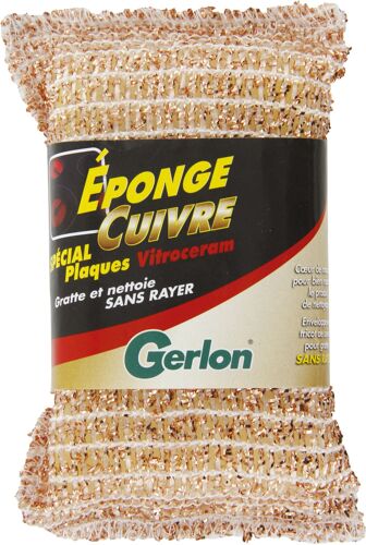 Eponge cuivre pour plaque vitroceramique