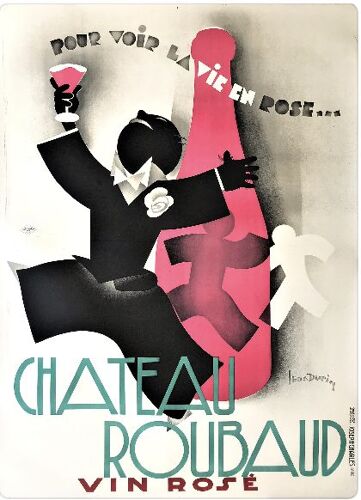 Affiche Château Roubaub Vin