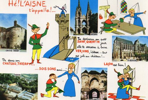 Carte Postale Xx Eme Siecle -Theme Humour - L'aisne - 02 - Humoristique - Editions Cim -15 Cm X 10.50 Cm
