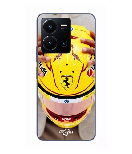 Coque Pour Vivo Y35 4g Hamilton 44 Casque Ferrari Official