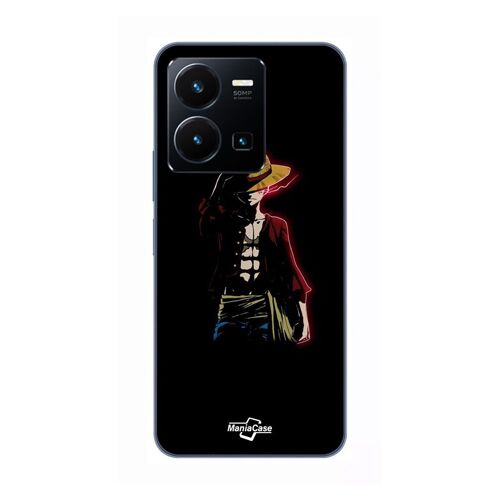 Coque Pour Vivo Y35 4g One Piece Manga Anime Luffy Fond Noir