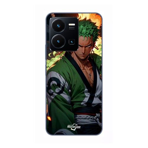 Coque Pour Vivo Y35 4g One Piece Zoro Manga Anime 3d Art