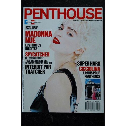 Penthouse 032 1987 Septembre Cover Madonna 10 Pages La Cicciolina