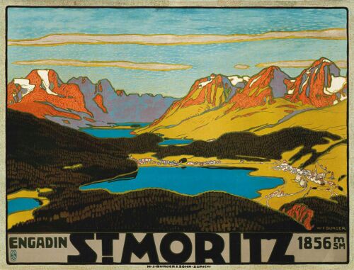 Affiche Saint Moritz