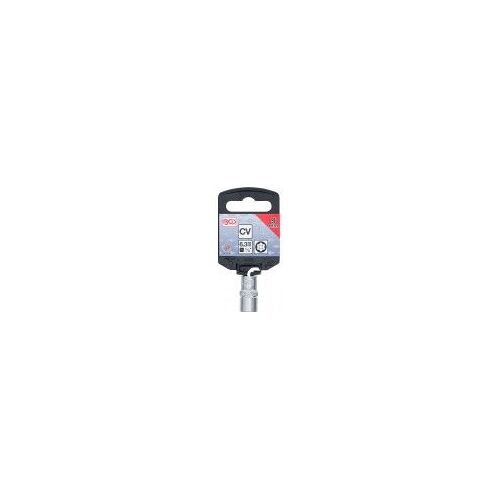 Douille profil ondul? super lock 6.3 mm 1/4" taille 9 mm tournevis cl? cliquet BGS TECHNIC