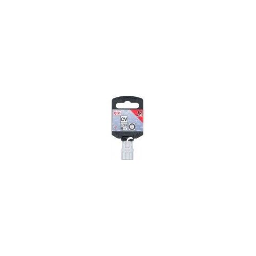 Douille profil ondul? super lock 6.3 mm 1/4" taille 12 mm tournevis cl? cliquet BGS TECHNIC