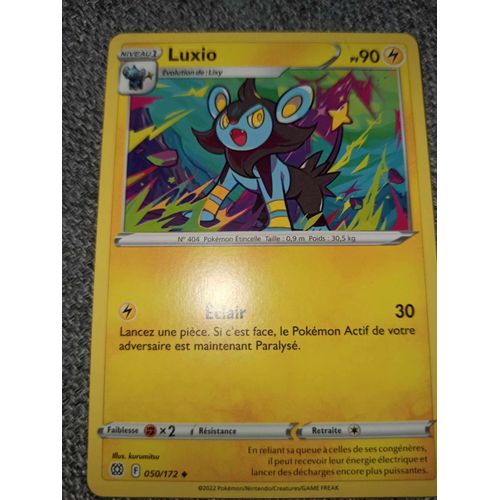 Peu Commune - Pokemon - Stars Etincelantes - Luxio 50/172