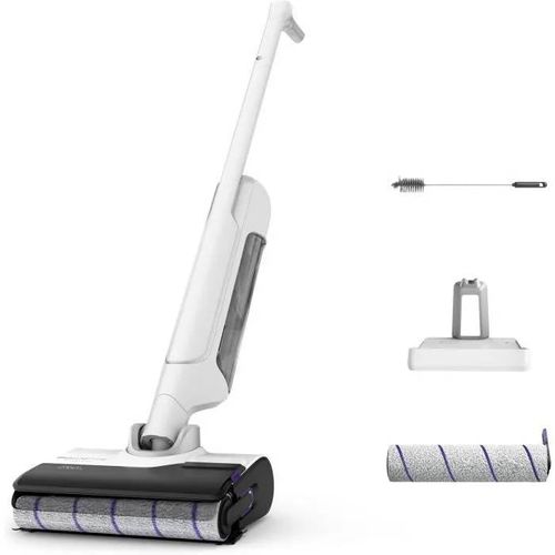 Aspirateur laveur - ROWENTA - X-Clean10 - Autonomie 60 min - Nettoyage automatique - 0,8 kg