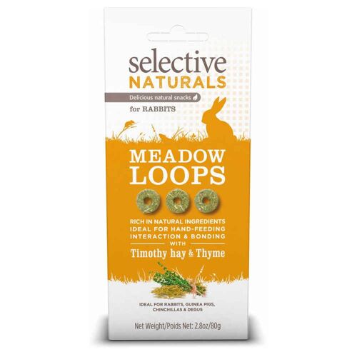 Selective Naturals Meadow Loops Pour Rongeurs - Supreme Science - 80g