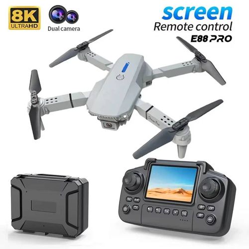 2025 Nouveau Drone E88air 8k 5g Gps Professionnel Hd Photographie Aérienne Avion Télécommandé Hd Double Caméra Quadrirotor Uav Toygifs-Gray 8k 1b-