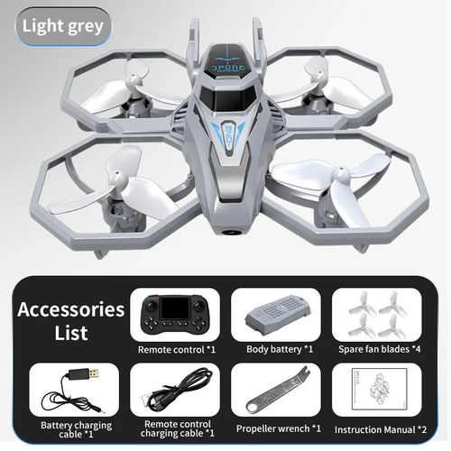 Jhd Pour Drone Jjrc H118 Pro Avec Réglage Multi-Vitesse Magnifiques Lumières Led Lumières Multicolores Entourant Le Vol Intelligent-H118 Drone White-