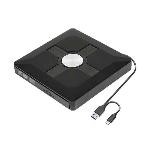 Lecteur optique externe Gravure de DVD USB3.0Type-C Graveur mobile Lecteur de CD-ROM Plug and Play Adapté f