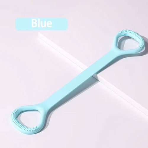 Civière En Forme De 8 Pour Le Fitness À Domicile,La Mise En Forme Du Dos,Bande Élastique Avec Épaule Ouverte Et Bande D'étirement Du Dos Pour L'exercice Des Épaules-Blue-