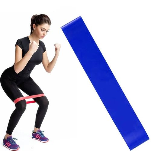 Bandes De Résistance De Sport De Yoga De Différentes Couleurs,Équipement De Gymnastique Tpe,Bandes Élastiques De Fitness À Domicile,Entraînement De Force Pilates-Blue-15lb-
