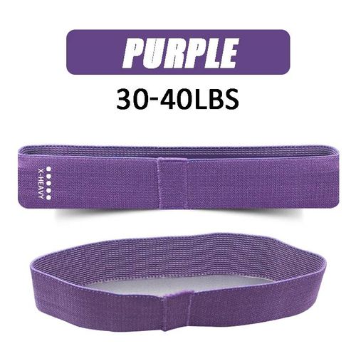 Bandes De Résistance Élastiques De Fitness Entraînement À Domicile Bandes De Résistance De Sport De Yoga Étirement Pilates Crossfit Entraînement Équipement De Gymnastique-Purple-