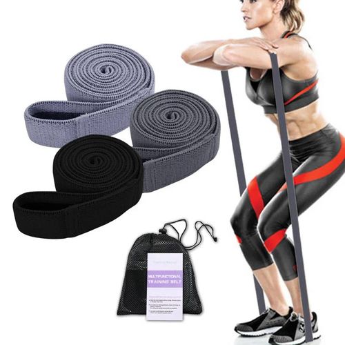 Bandes D'exercice En Tissu Pour Jambes Et Fesses,3 Pièces,Longues Bandes De Résistance,Bandes Élastiques Pour Hanches,Fitness,Entraînement De Force,Boucles D'entraînement-Hgtz -