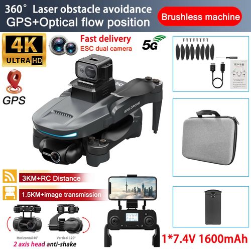 Drone D'origine L200 Pro/Max Gps 4k Caméra À Cardan Avec Évitement D'obstacles Sans Brosse 5g Wifi Rc Fpvquadcopter Mini Drones-L200 Pro Max-Oas-