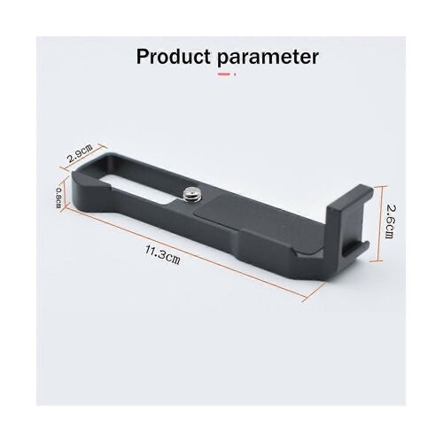 Pour G7X3 G7X2 Plaque de dégagement rapide Caméra Base Microphone Extension Support en forme de L