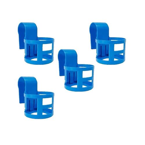 Pack de 4 porte-gobelets au bord de la piscine pour piscines hors sol, porte-gobelet de piscine pour boissons rafraîchissantes, convient à 2 pouces