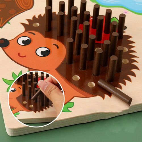 Enfants Bureau Puzzle Jouet Jeux De Hérisson Blocs De Construction Assemblés Parent-Enfant Interactif Exercice Cadeau Pour Enfants