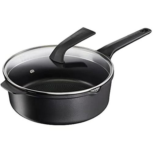 Sauteuse Tefal Robusto E24933 - Fonte D'aluminium 26cm - Revêtement Antiadhésif 3x Durable - Indicateur
