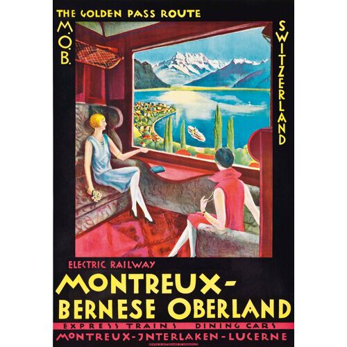 Affiche Montreux-Bernese Oberland