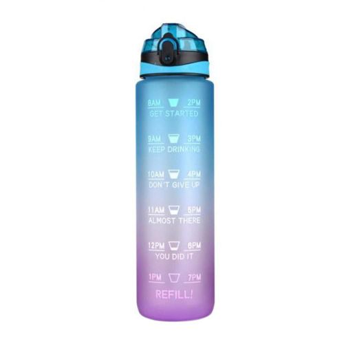 1l Matériau Eau Avec Rebond Couverture Échelle De Temps Rappel Sports De Plein Air Fitness Coupe D'eau Givré Cu