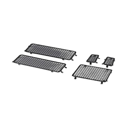 Filet De Protection En Maille Stéréoscopique De Fenêtre Latérale Et Arrière En Acier Métallique Pour Pièces De Mise À Niveau De Voiture Trx4m 1/18 Rc