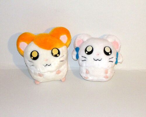 Hamtaro Ham Ham Peluche Doudou Le Couple Hamster Bijou