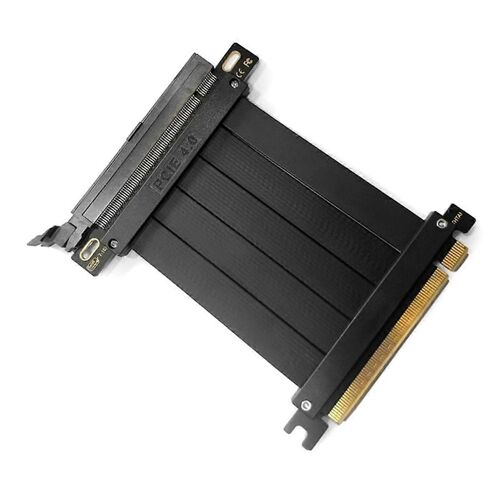 Pleine vitesse PCI-E 4.0 16X Carte Graphique Câble d'Extension Carte Adaptateur Port d'Extension 180 Degrés 10CM Câble