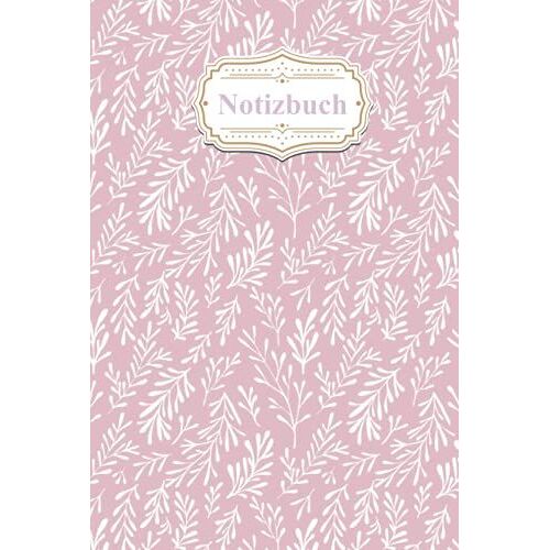 Hardcover Notizbuch Rosa: Liniert, 160 Seiten, 15,24 Cm X 22,86 Cm (Ca. A5 Größe ) (German Edition)