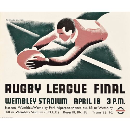 Affiche Rugby League Final