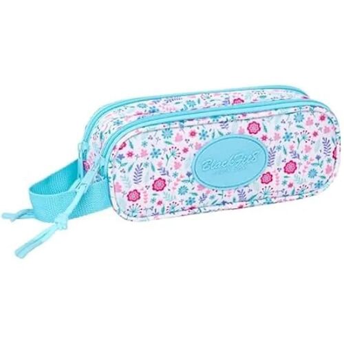 Trousse Double - Safta - Blackfit8 - Confortable - Polyvalente - Pour Enfants Scolaires