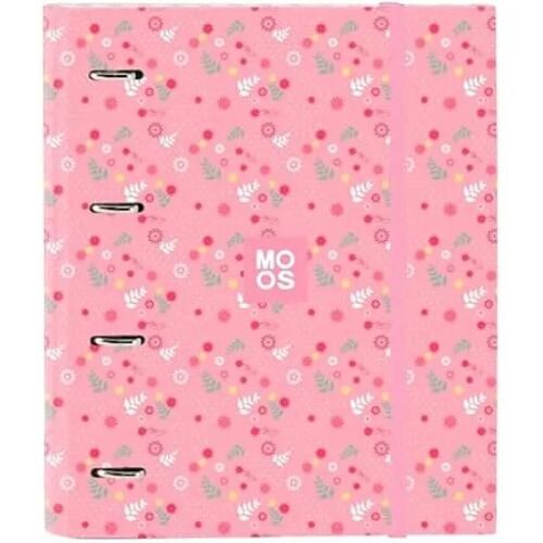 Classeur - Safta - Moos Passion - 4 Anneaux De 35 Cm - 100 Feuilles A4 - Multicolore