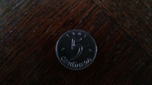 Pièce De 5 Centimes 1961