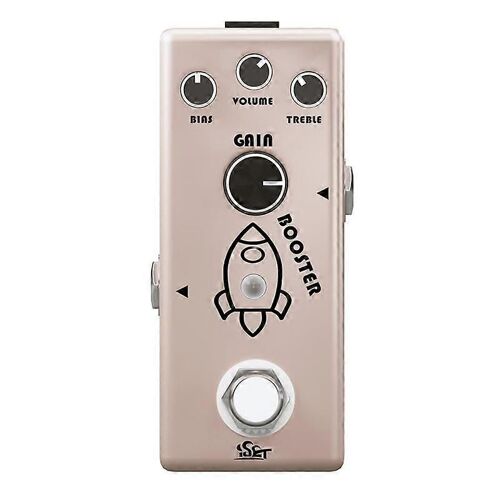 Booster Pédale D'effet Analogique Boost Pour Guitare Électrique Basse True Bypass