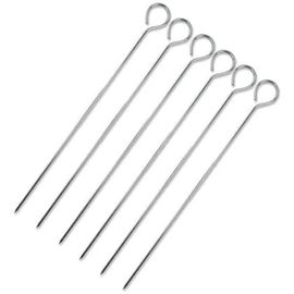 Set De Brochettes Pour Barbecue - Wooow - Lot De 36 Pics En Métal - 20 Cm - Multicolore - Référence S2230661