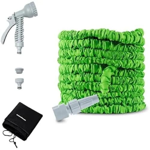 Tuyau d'arrosage extensible - INNOVAGOODS - 30 m - Pistolet 7 jets - Sac de transport - Adaptateurs inclus