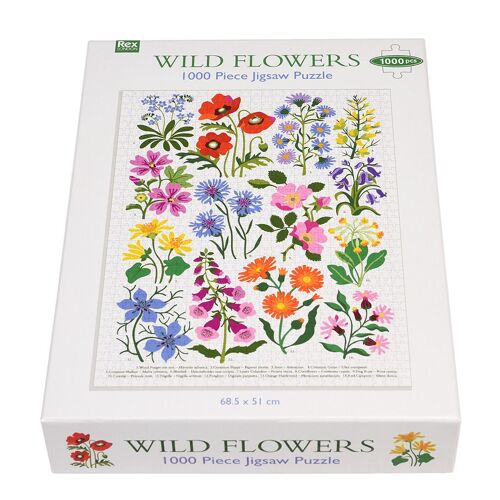 Jigsaw Puzzle (1000 Pieces) - Wild Flowers