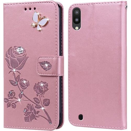 Coque Pour Samsung Galaxy M10/A10 Housse,Fonction De Support,Fente Pour Carte,Tpu,Flip Case Pour Samsung Galaxy M10/A10(6.2"")