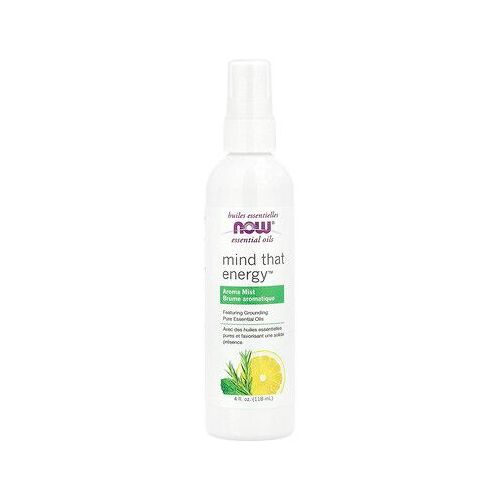 Now Foods, Huiles Essentielles, Brume Aromatique Mind That Energy¿, 118 Ml 