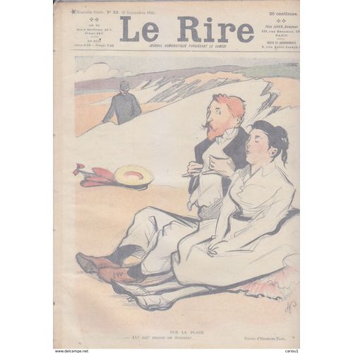 Le Rire 32 1903 Couverture Hermann Paul Roubille Metivet Delaw Iribe Poulbot