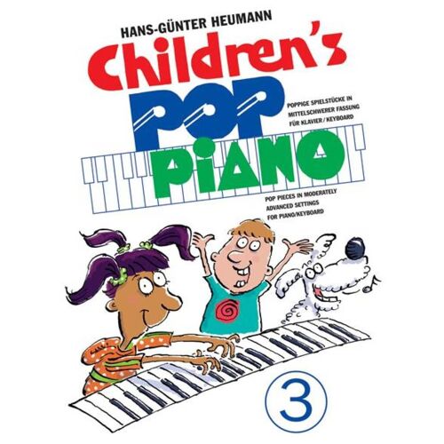 Hans-Günter Heumann : Children's Pop Piano 3 Poppige Spielstücke In Mittelschwerer Fassung Für Klavier/Keyboard - Recueil Piano Or Keyboard 9790201606491 Bwh3985 9783936026566