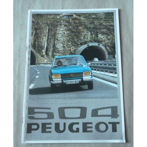Peugeot 504 Depliant