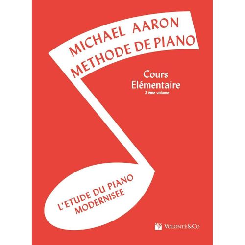Méthode De Piano - Cours Élémentaire 2ème Volume L'etude Du Piano Modernisée - Recueil Volmb20 9788863880182