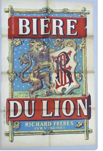 Affiche Bière Lion